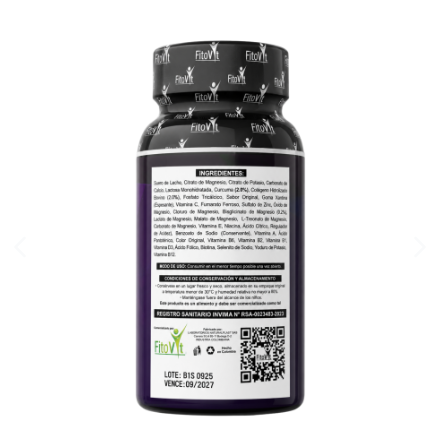 Bisglicinato de Magnesio FitoVit x60 – Pastillas Masticables